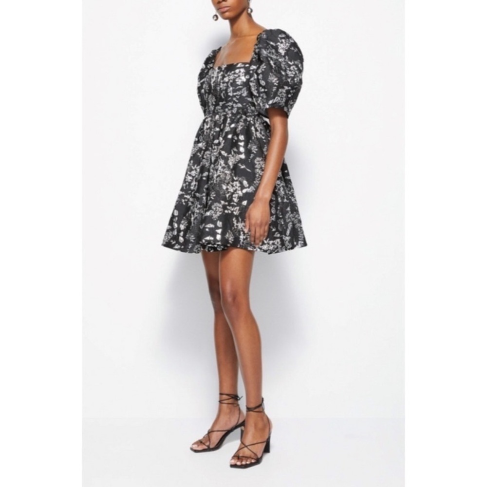 JONATHAN SIMKHAI Kylie Puff Sleeve Mini Dress Size 2​​​​​